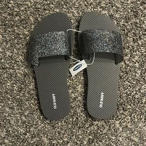 Old Navy Gray Slides